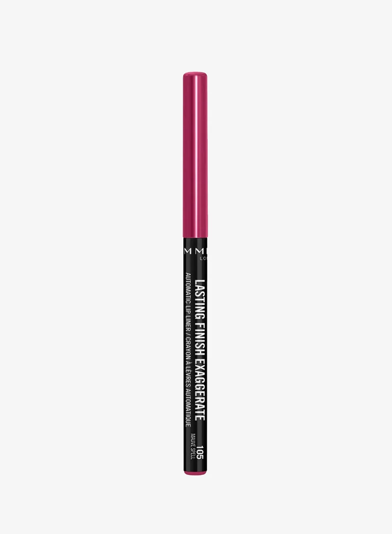 Rimmel London  Rimmel Long Lasting Finish Exaggerate Automatic Lip Liner – 105 – Mauve Spell, 0.25g for Women | Best Price UAE